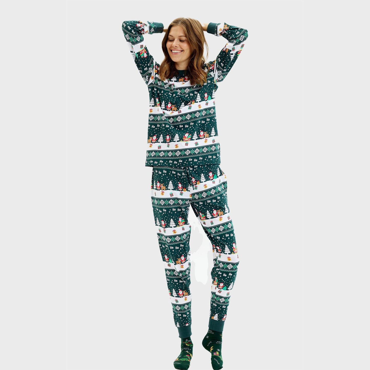 The Cheerful Christmas Pajamas Women's