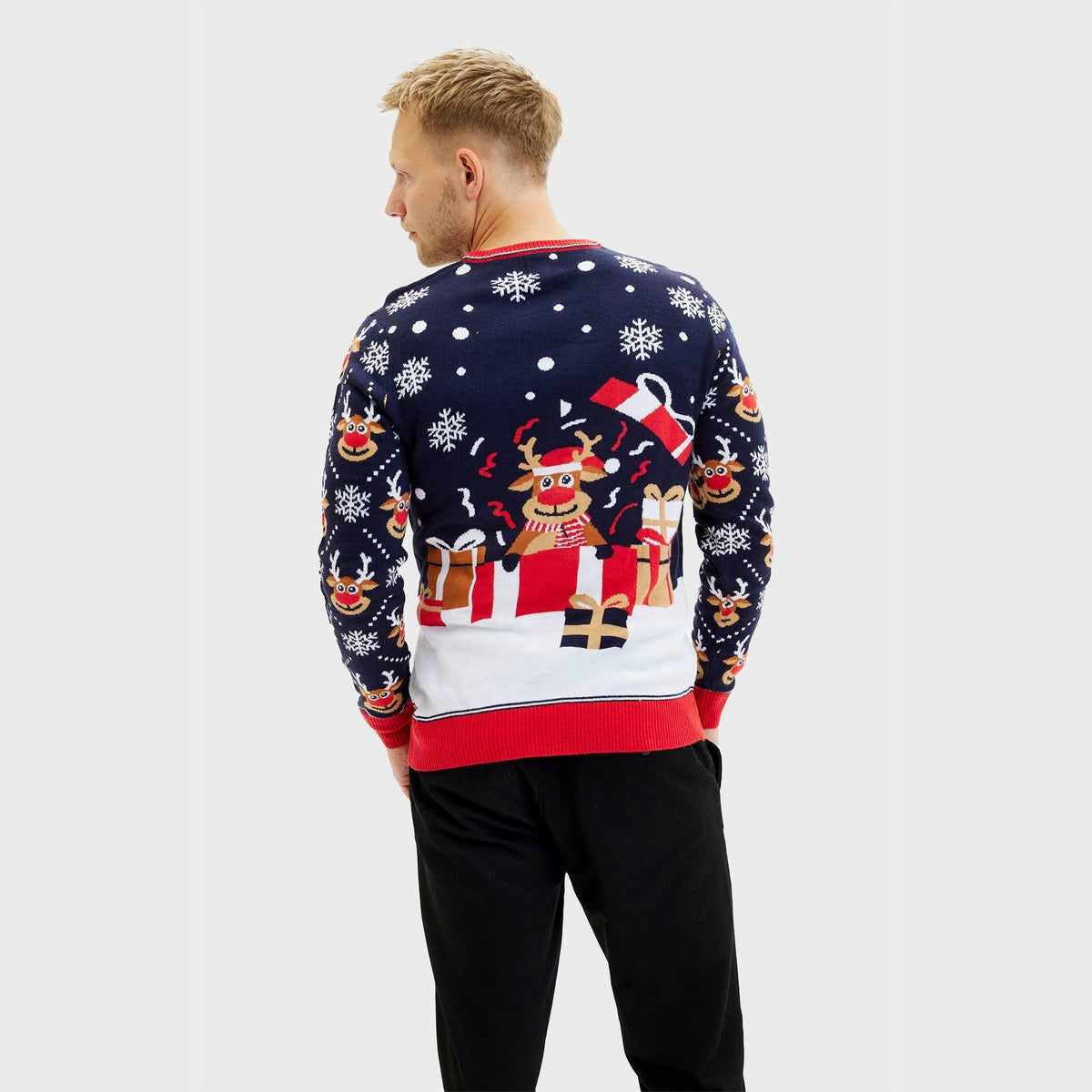 The Bringing Christmas Gifts Christmas Sweater Men's