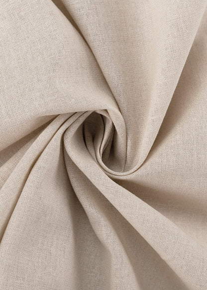Slim Fit Linen Cold Shoulder Linen Mid Dress Sleeveless