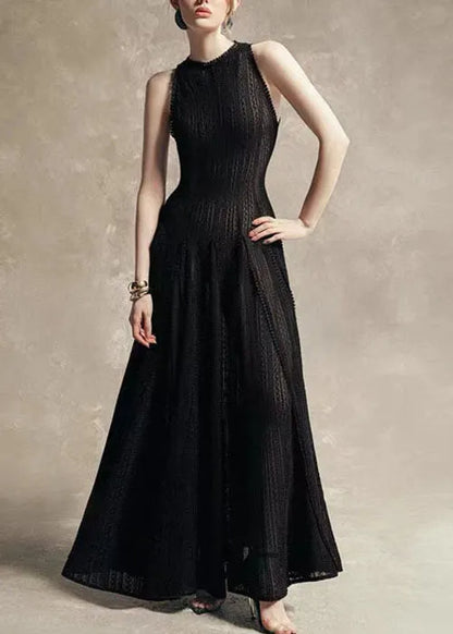 Stylish White Hollow Out Lace Party Dress Sleeveless