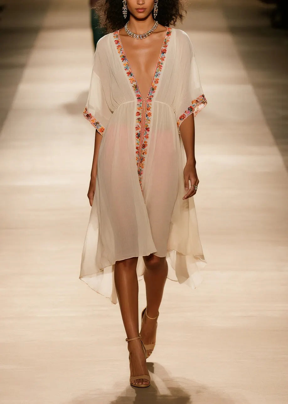 Apricot Oversized Cotton Upf 50+ Cardigans Summer