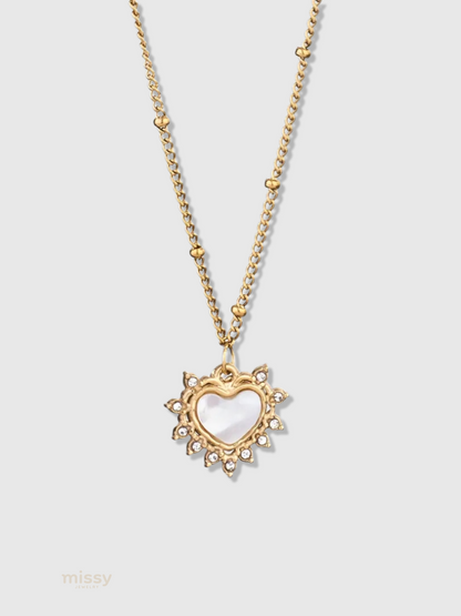 Rue Natural Stone Pendant Necklace