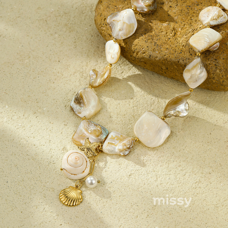 Roxie Irregular Shell Necklace