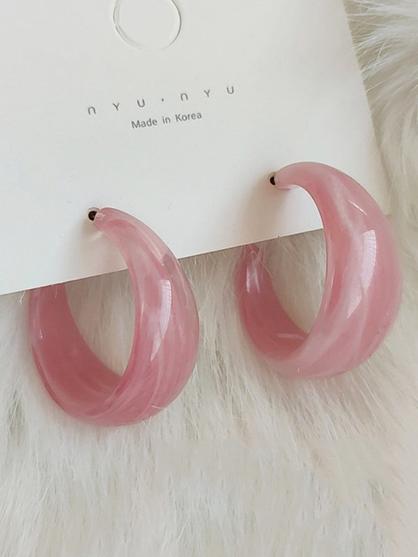 Geometric 6 Colors Acrylic Earring