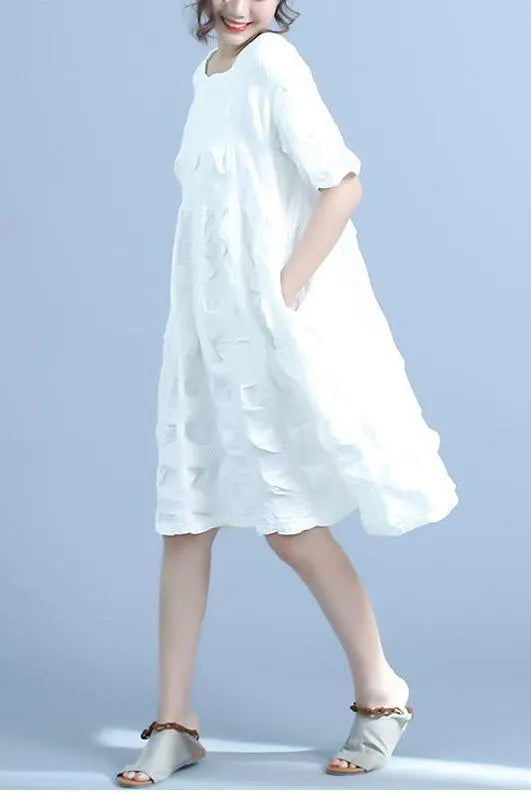 Cotton Dresses Summer Loose Clothes