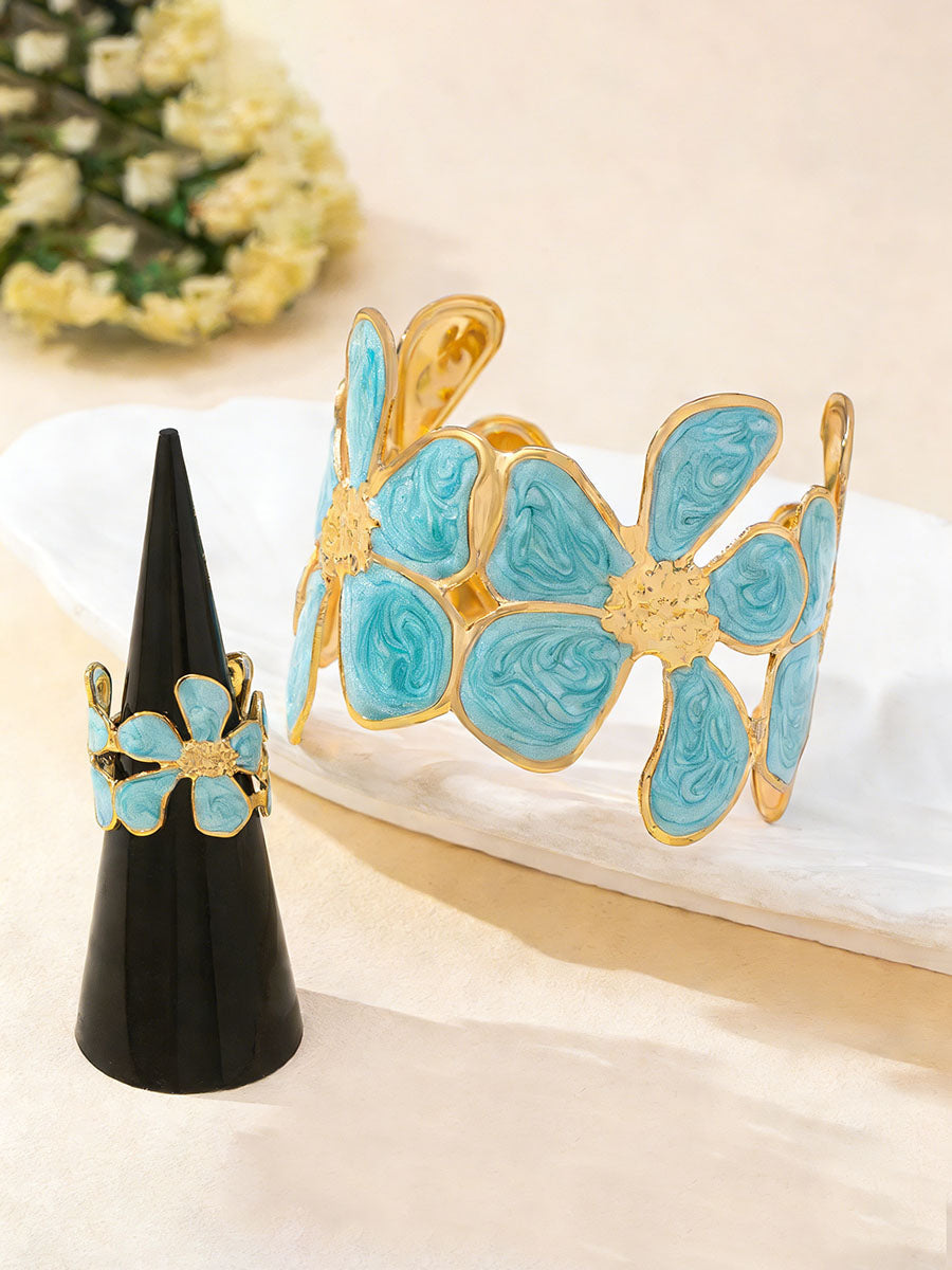Flower Shape Bracelet Accessories Rings Accessories