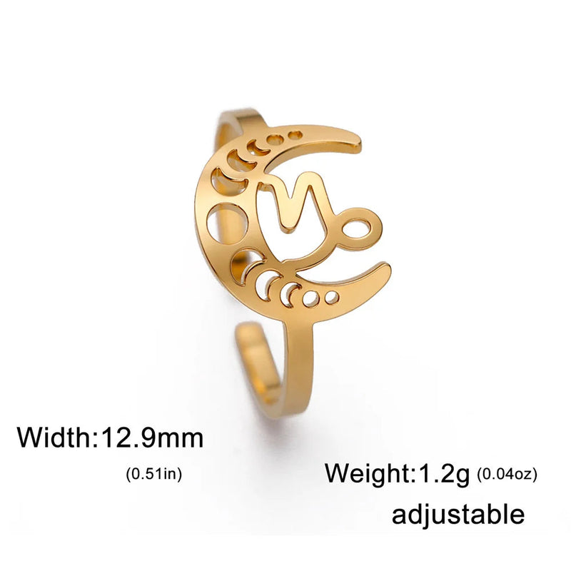 Moonlit Constellation Rings