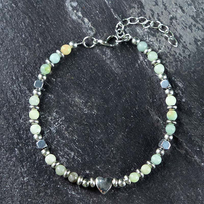 8mm Amethyst Healing Energy Bracelet for Balance