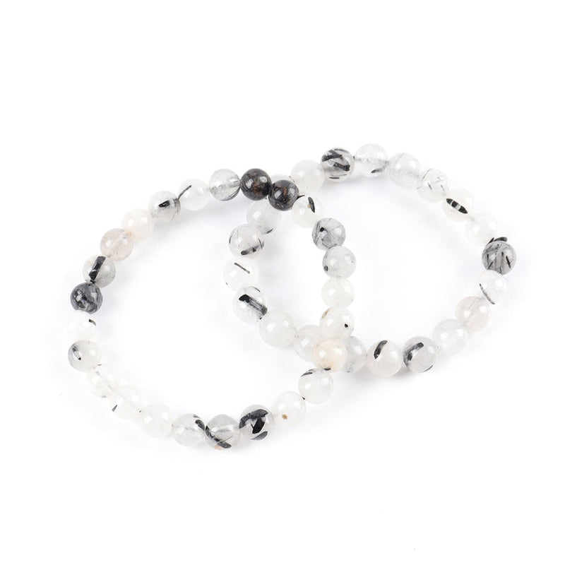 8mm Black Tourmaline Spiritual Protection Bracelet