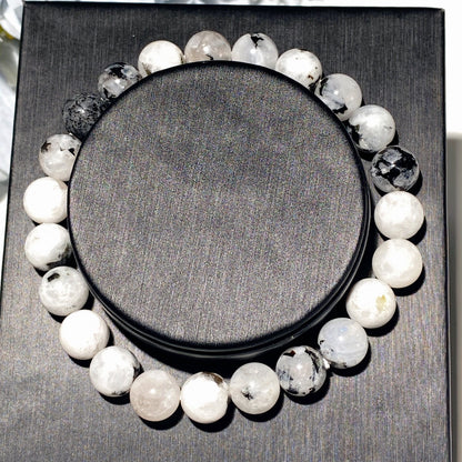 8mm Mixed Crystal Healing Bracelet for Spiritual Balance