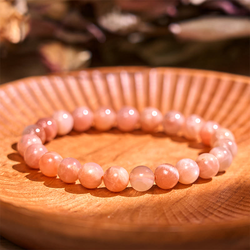 8mm Red Tiger Eye Bracelet for Creativity and Courage