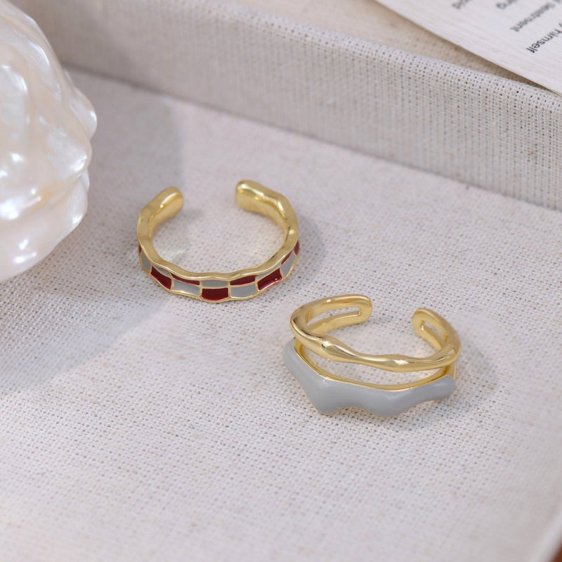 [] Veronica 9 to 5 Ring Set