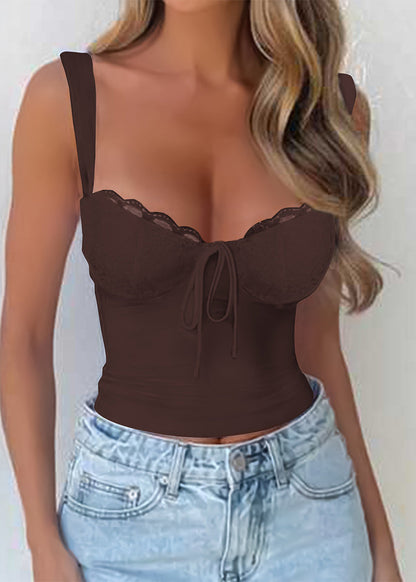 White Lace T-shirt Top for Summer
