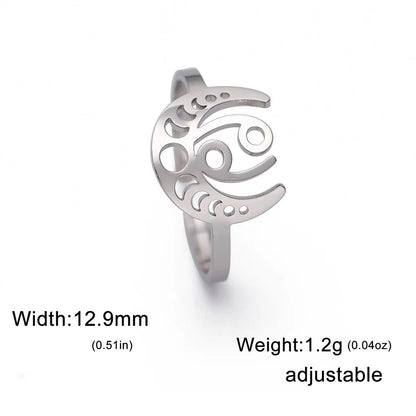 Moonlit Constellation Rings
