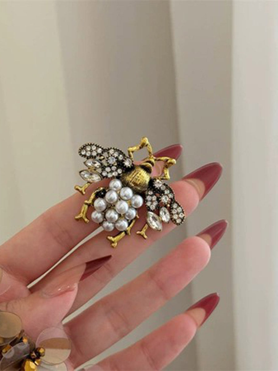 Insect Shape Rhine Stones Rings Accessories