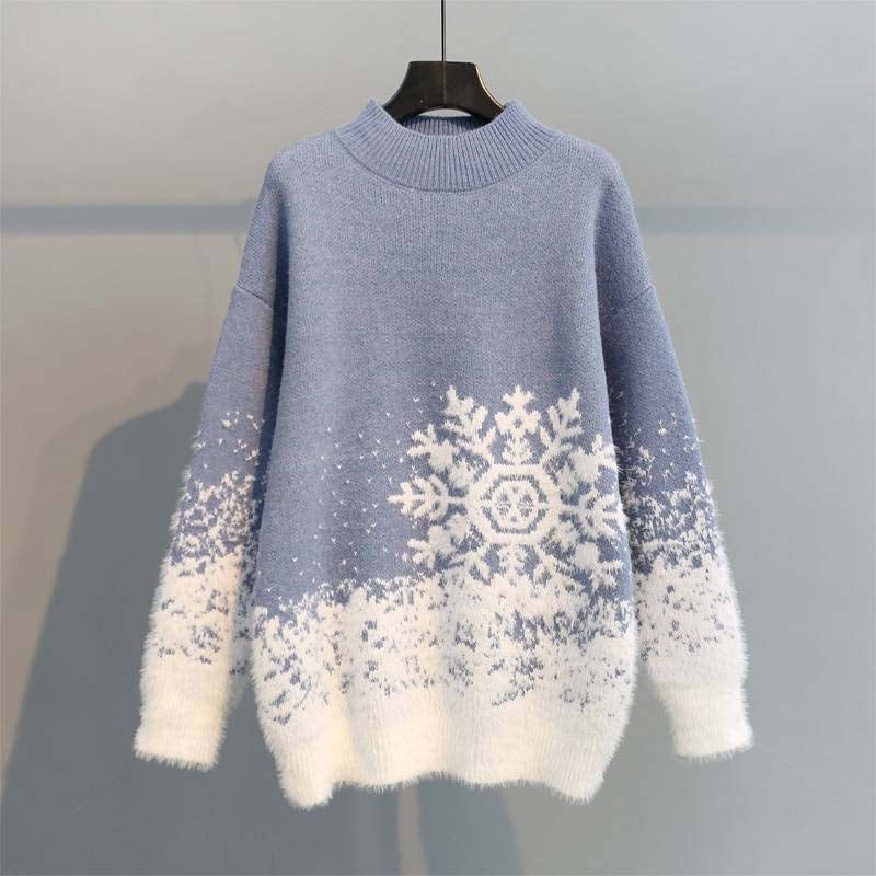 Festive Christmas Knit Sweater for Women