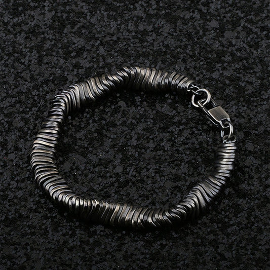 925 Sterling Silver Twisted Wealth Healing Spiritual Bracelet