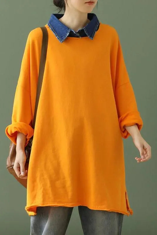 Limited Stock- Stitching Color Contrast T-shirt