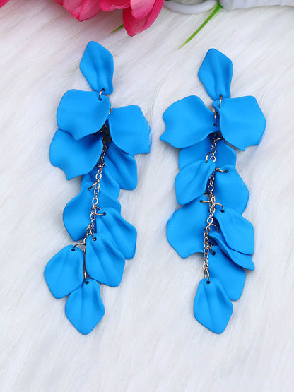 Chains Flower Shape Earrings Accessories
