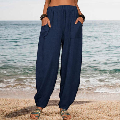 Cotton and Linen Trousers