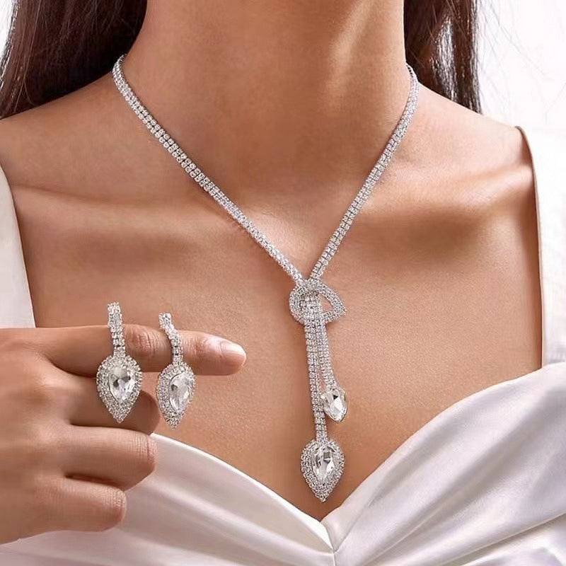 Formal Geometric Patchwork (with Necklaces & Earrings)