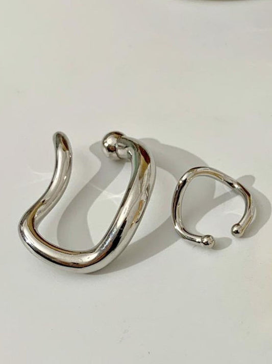 Simple Color Normcore Earrings
