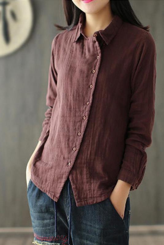 Limited Stock- Retro Long Sleeve 100% Cotton Shirt