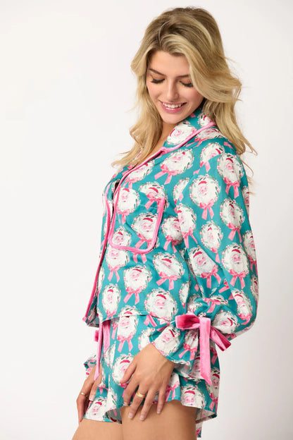 Christmas Character Short Pajama Set