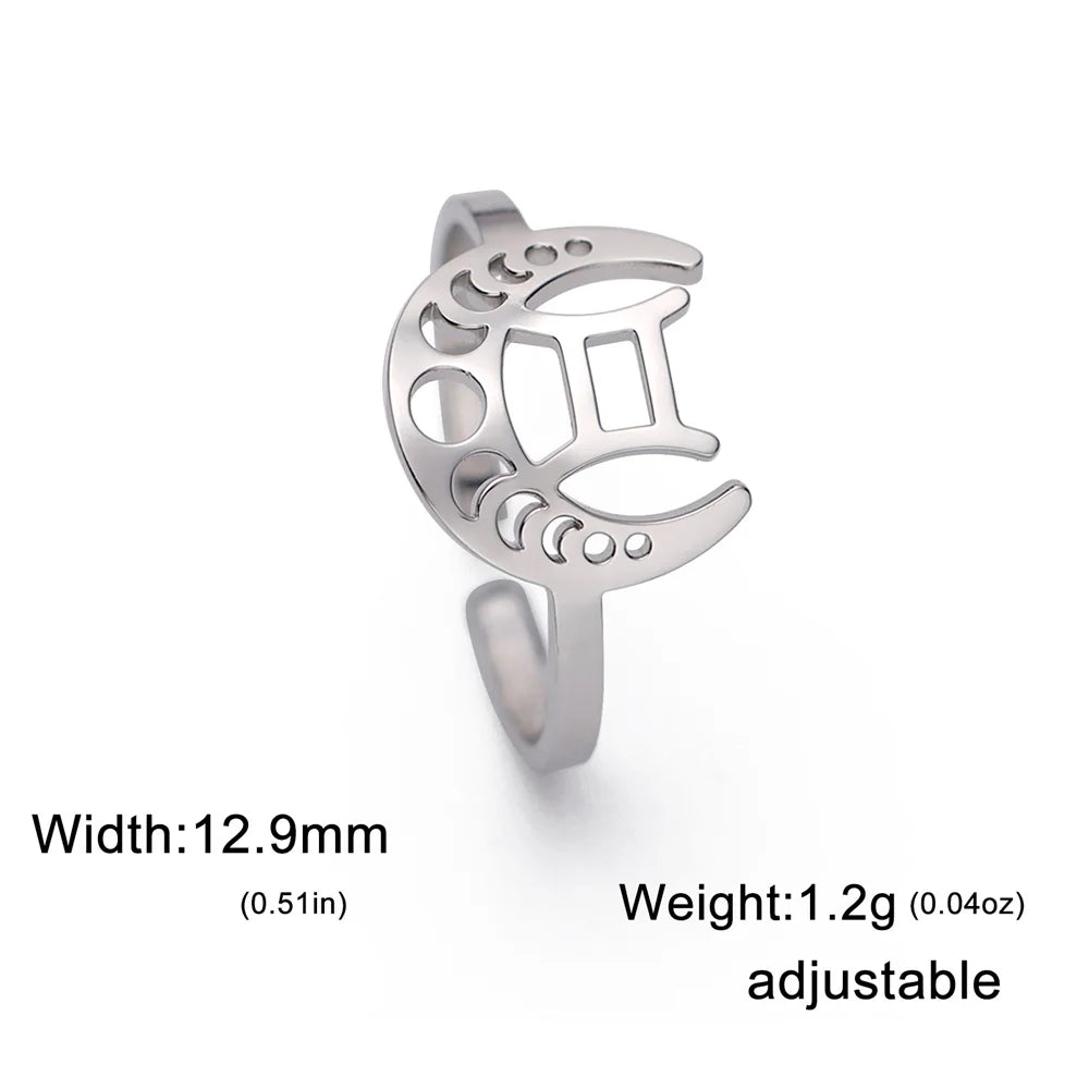Moonlit Constellation Rings