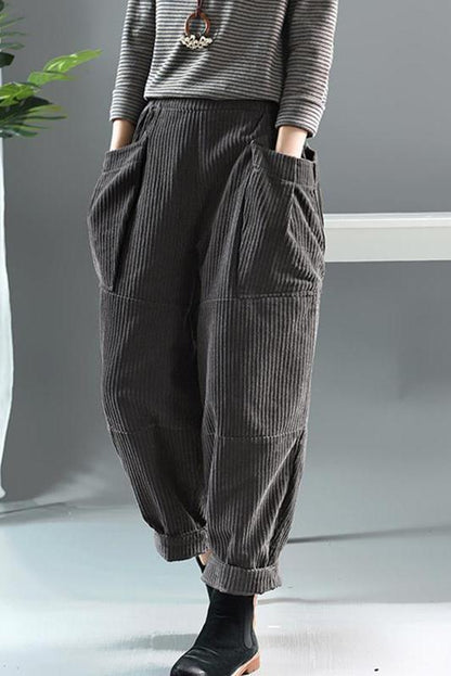 Limited Stock- Spring Retro Corduroy Pants