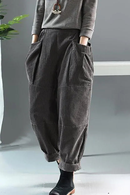 Limited Stock- Spring Retro Corduroy Pants