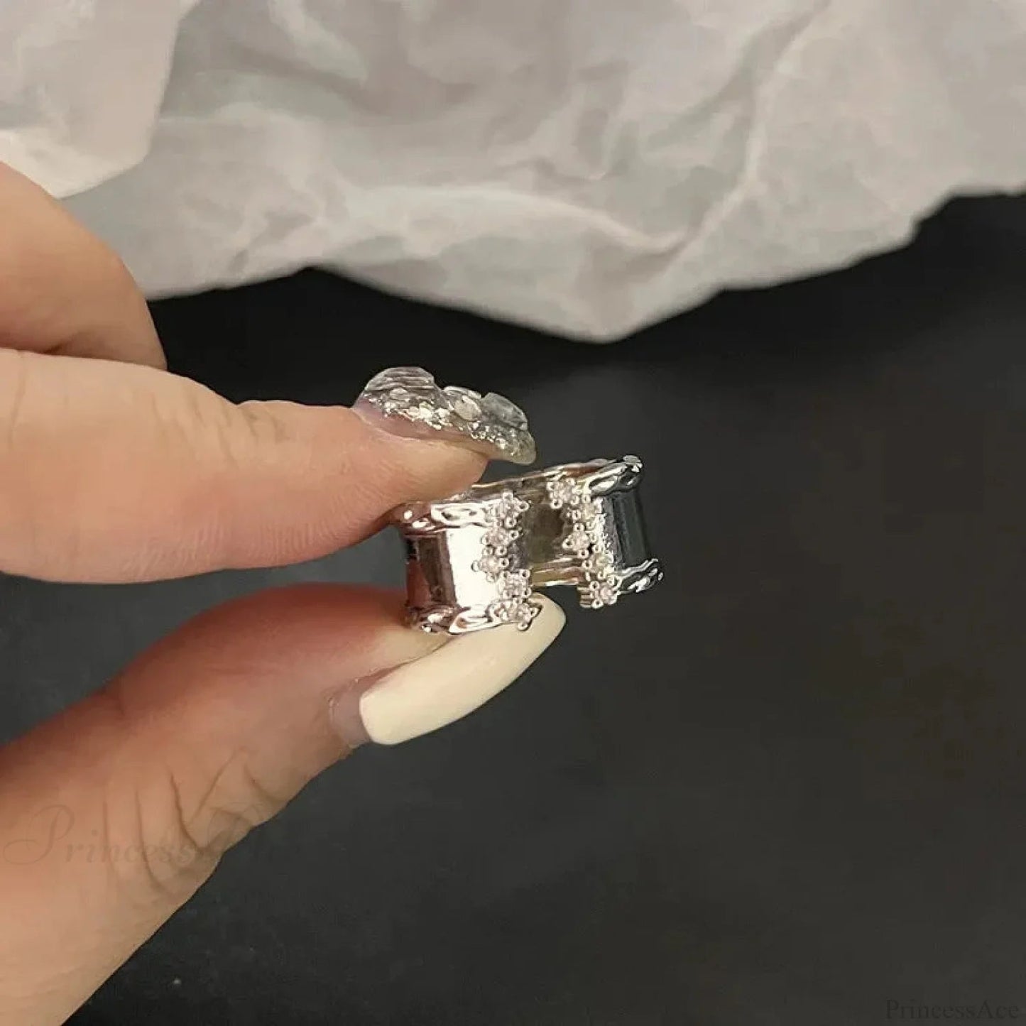 Stylish Antique Opal Unpredictable Gothic Band