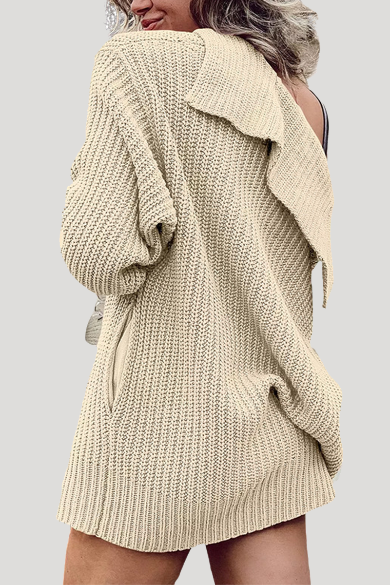 Daily Color Pocket Buttons Weave Turndown Collar Outerwear(7 Colors)