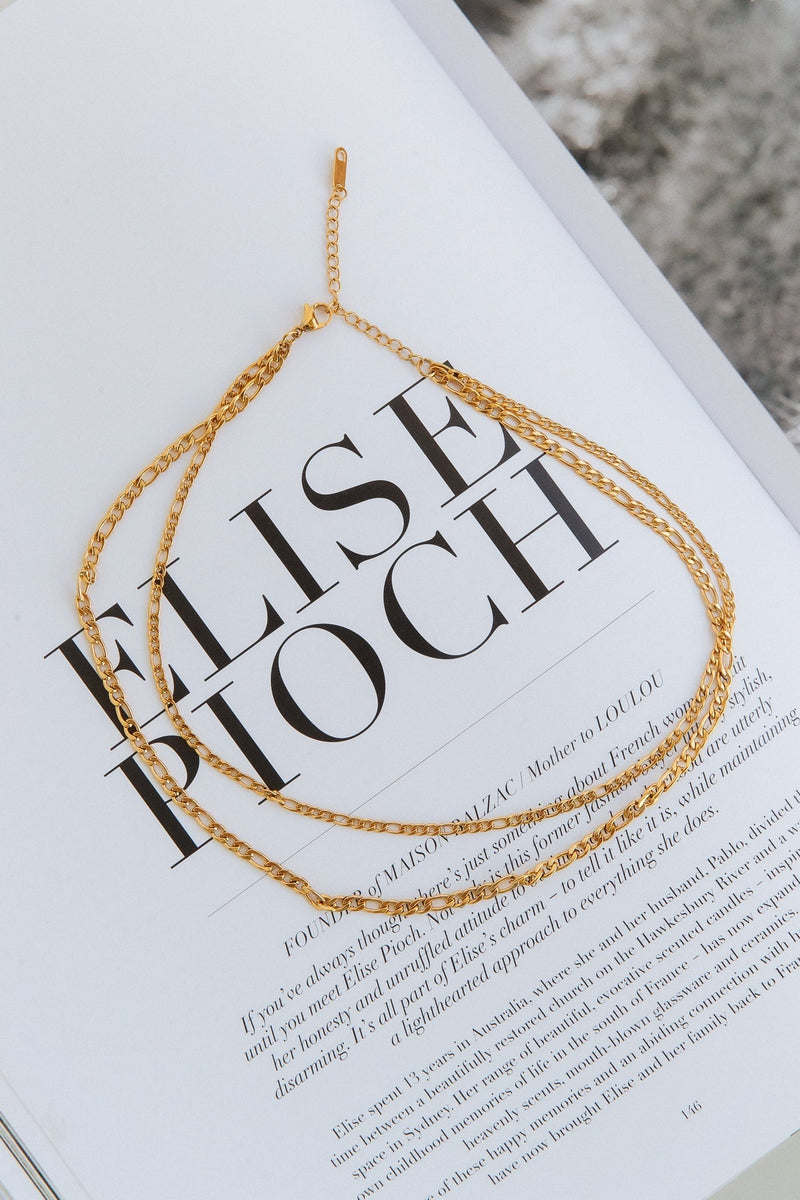 18k Gold Plated Luminescence Love Necklace Gold