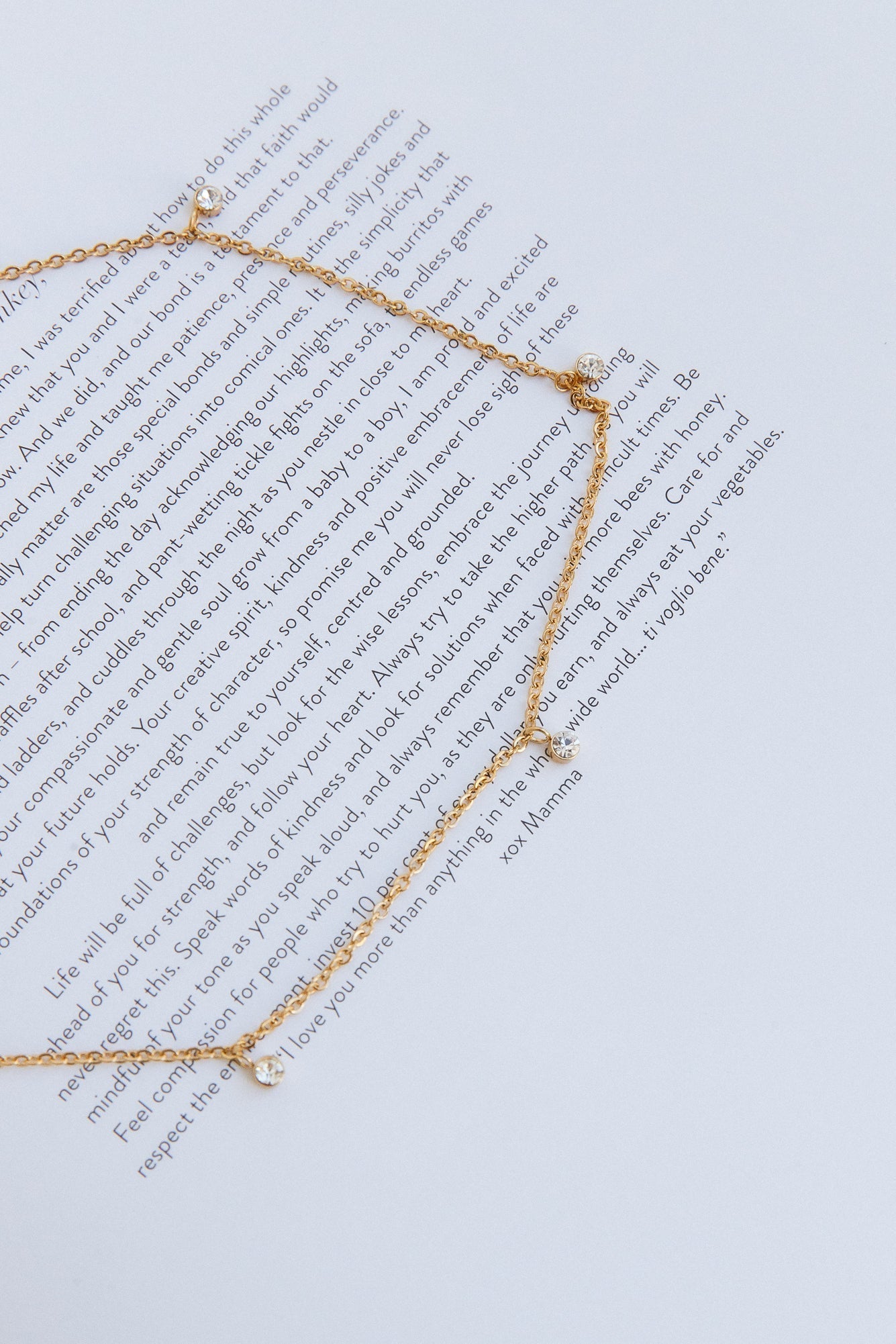 18k Gold Plated Love Is a Moment Necklace Gold
