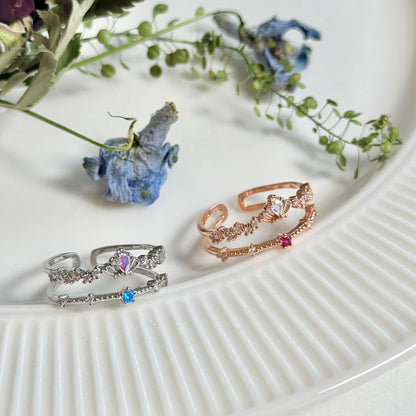 [] Valentina Tiara Ring in Rose Gold