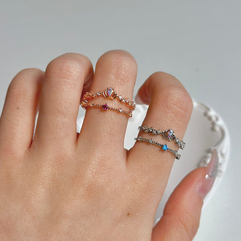 [] Valentina Tiara Ring in Rose Gold