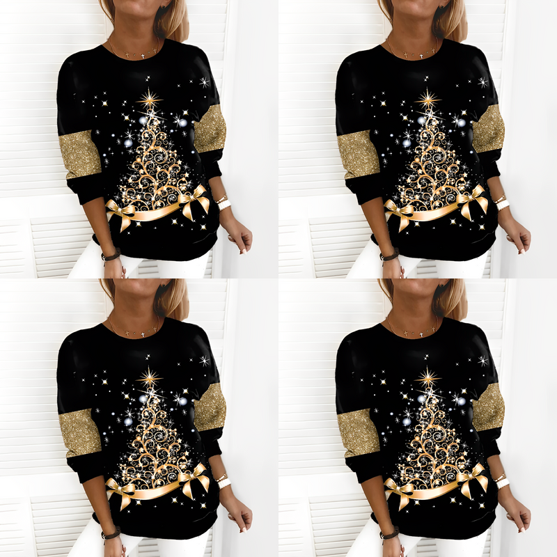 Christmas Sweater with Fir Tree