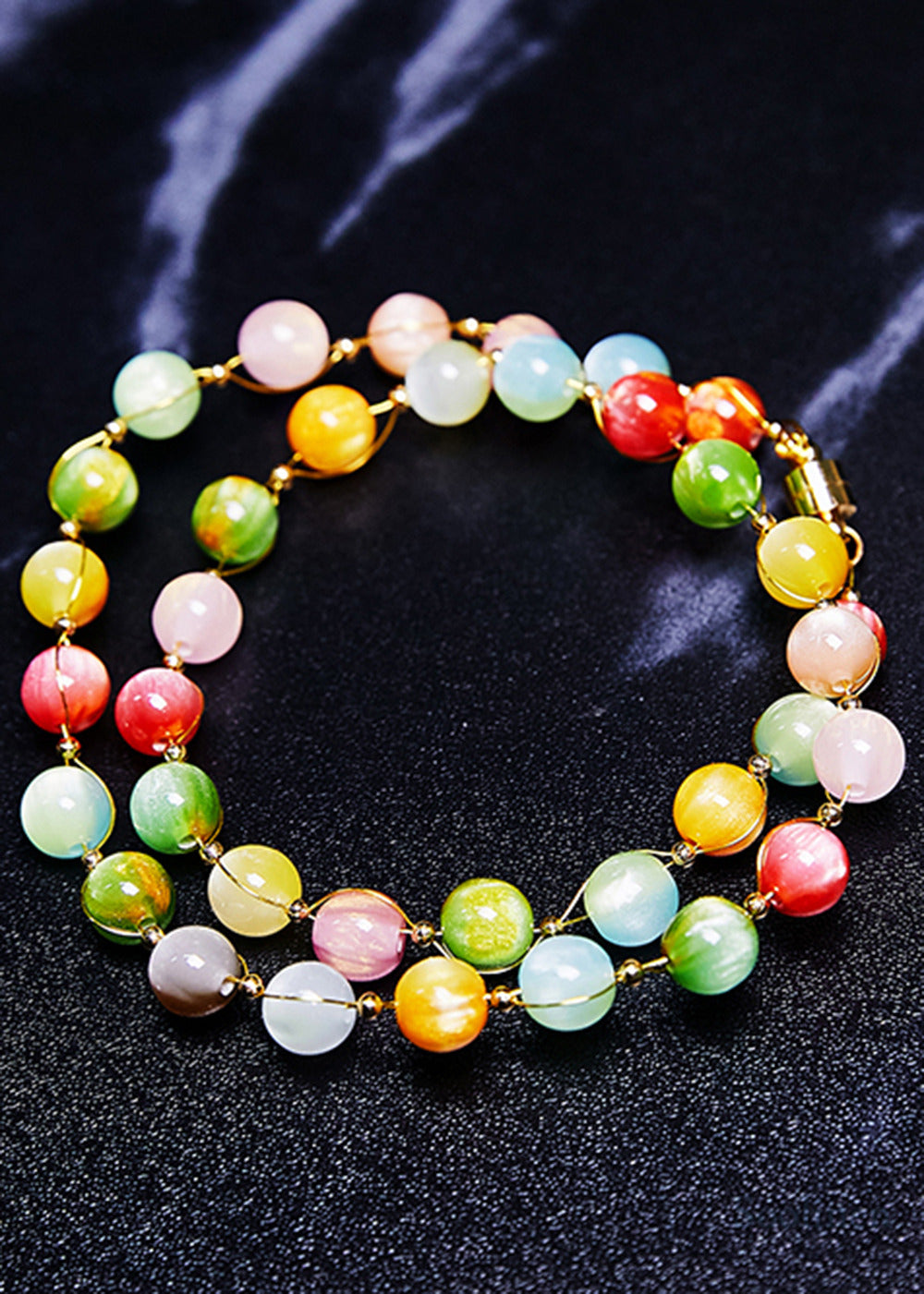 Rainbow Crystal Princess Necklace