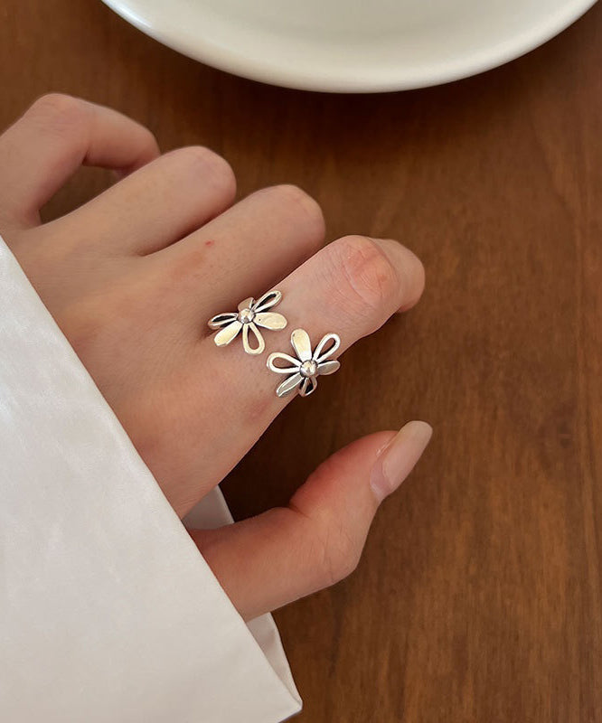 Boutique Silk Sterling Silver Rings Kx1015