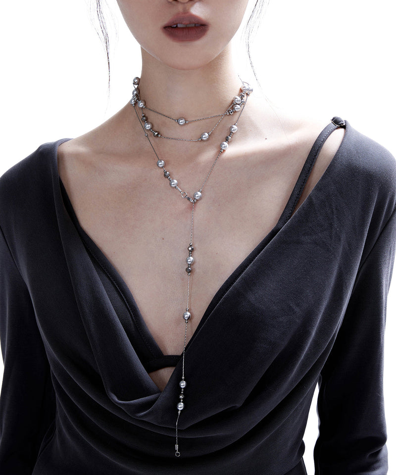 Pearl Multiple Ways to Wear Copper Necklace