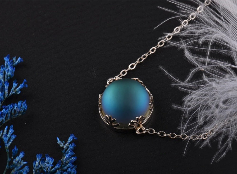 Aurora in the Forest Crystal Necklace