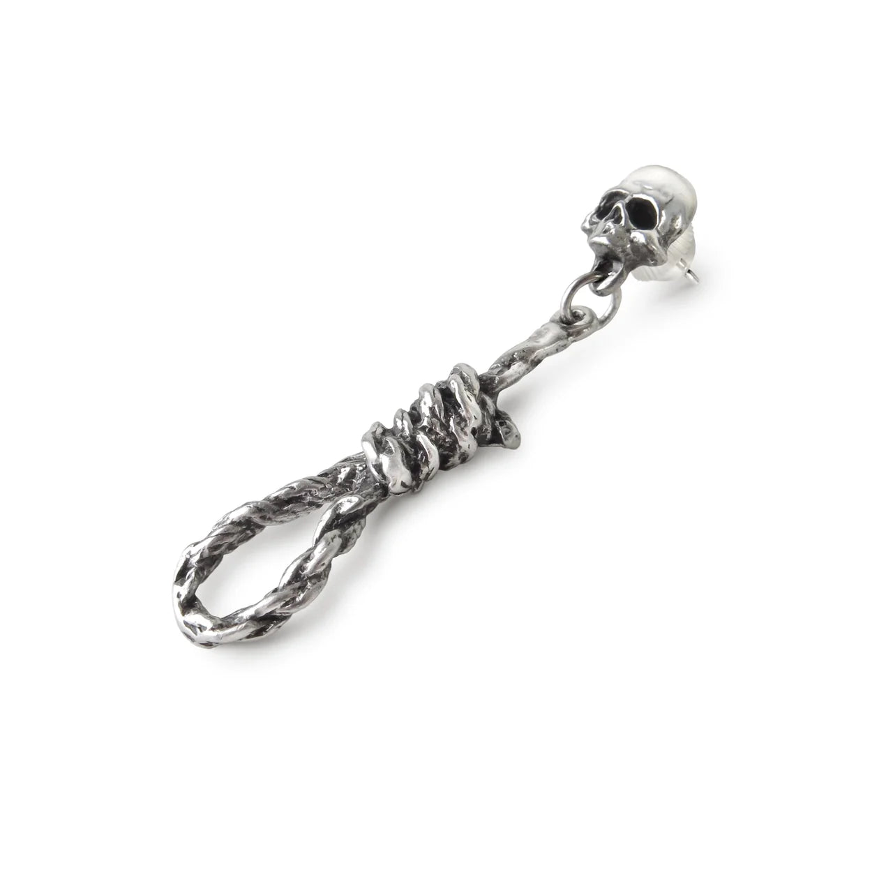 Hang Man's Noose Skull Earring by Alchemy Gothic