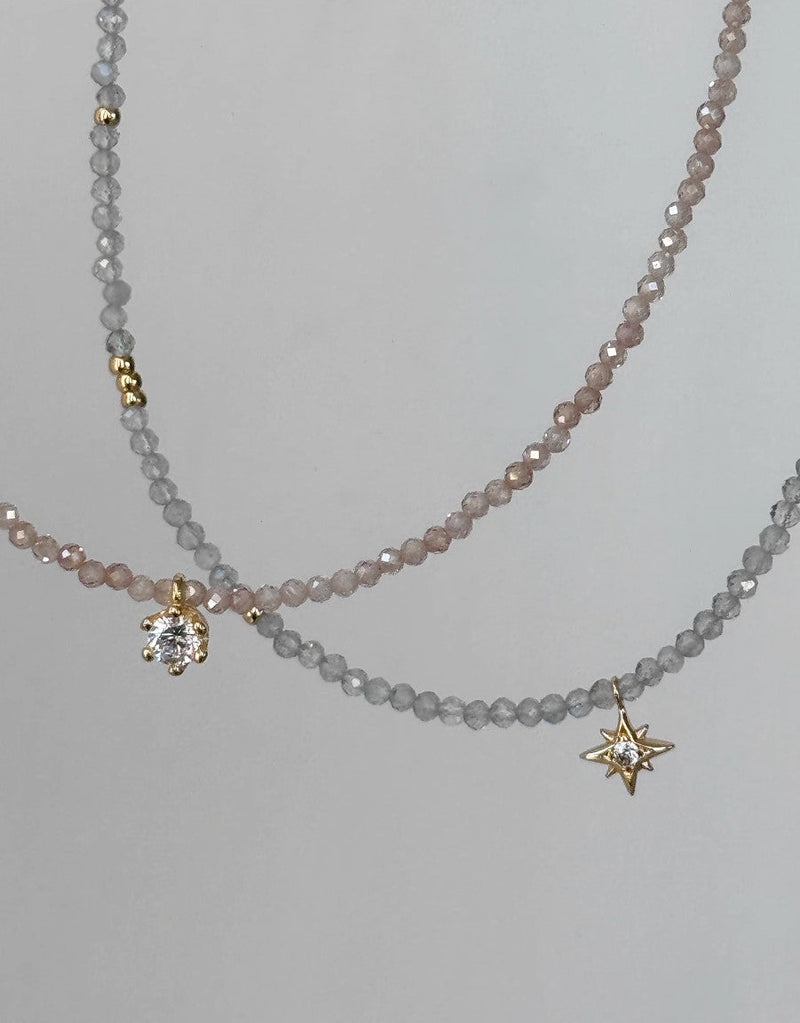 Teagan Minimal Gemstone Necklace