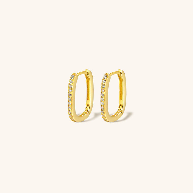 Elara Oval Earrings