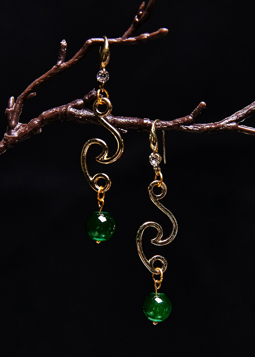 Turquoise Tassels Long Drop Earrings