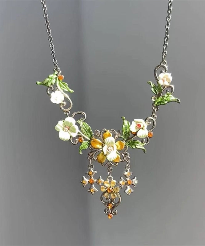 Fine Silk Sterling Silver Tassel Lariat Necklace Ab1072
