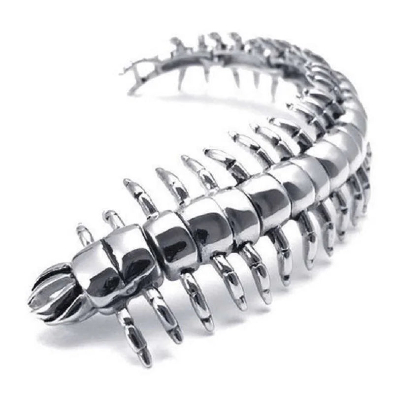 Steel Centipede Bracelet