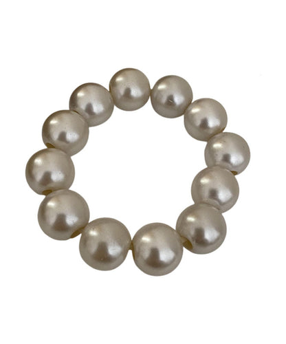 Handmade White Beading Pearl Bracelet