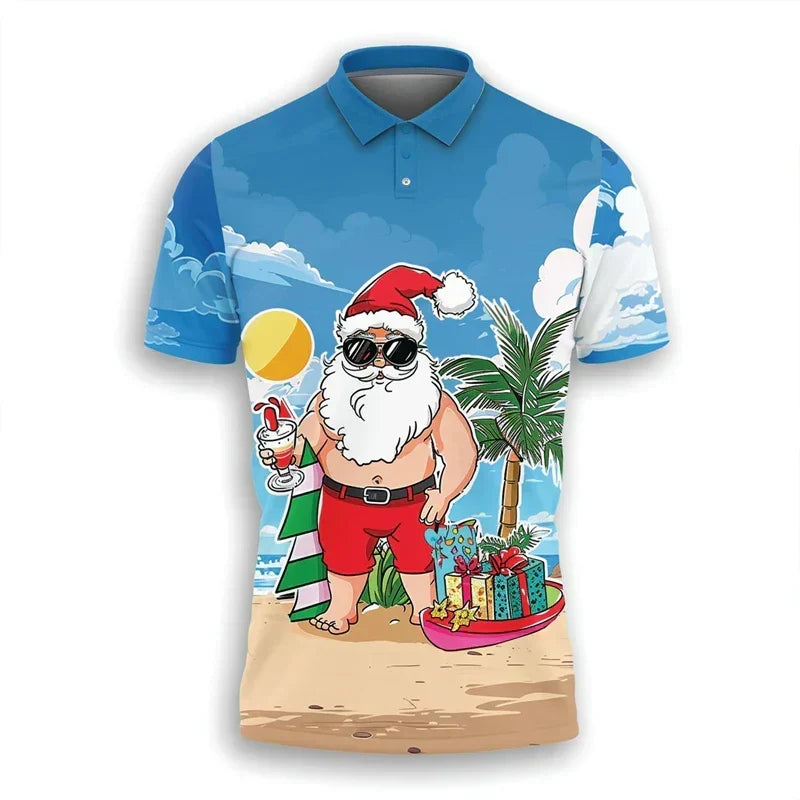 Santa am Strand